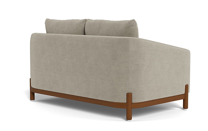 Oslo Loveseat, bench cushion, down alternative - Image 1