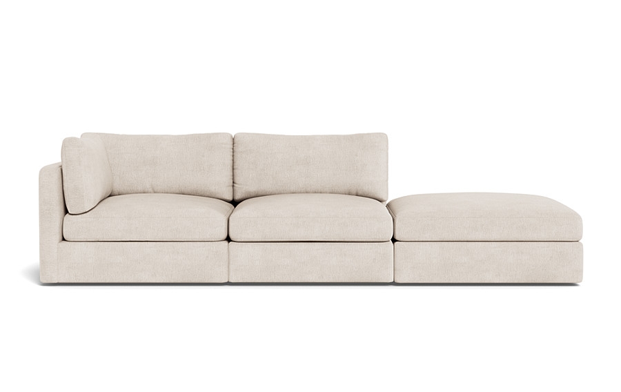 Tatum Modular Sofa with Open Ottoman - Image 0