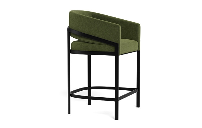 Mina Metal Framed Upholstered Stool - Image 2