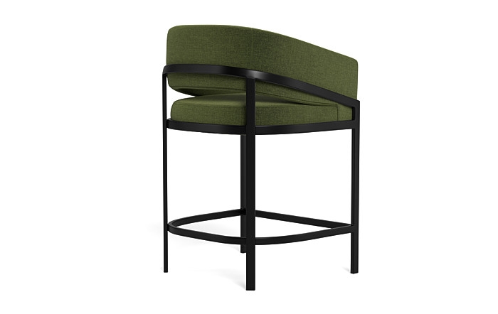 Mina Metal Framed Upholstered Stool - Image 3
