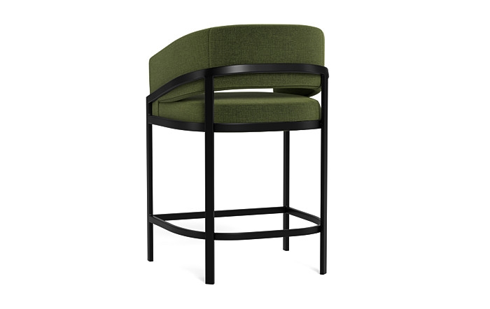 Mina Metal Framed Upholstered Stool - Image 1