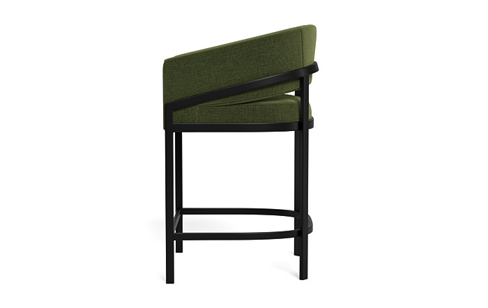 Mina Metal Framed Upholstered Stool - Image 4
