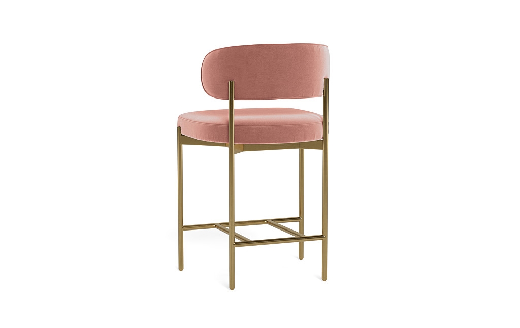 Hollis Metal Framed Upholstered Counter Stool - Image 2