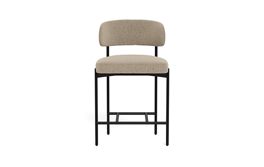 Hollis Metal Framed Upholstered Counter Stool - Image 0