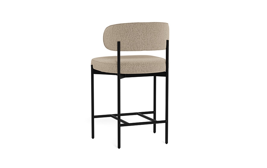 Hollis Metal Framed Upholstered Counter Stool - Image 1