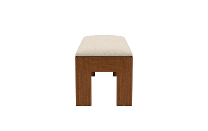 Cade Wood Framed Upholstered Storage Bench - Image 1