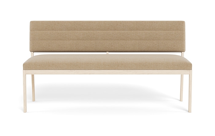 Nora Wood Framed Upholstered Bench - Image 0