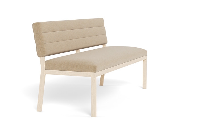 Nora Wood Framed Upholstered Bench - Image 2