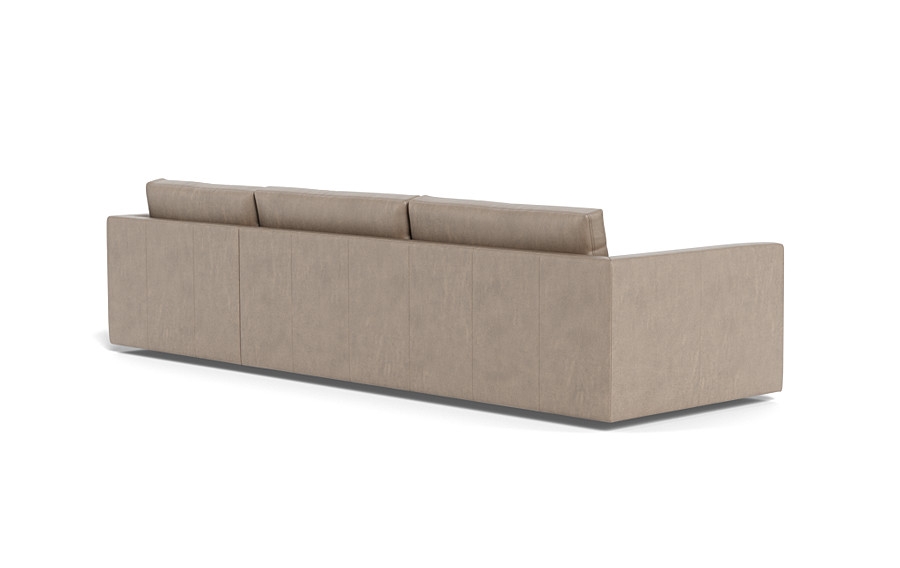 Lukas Leather 3-Seat Right Chaise Sectional - Image 1