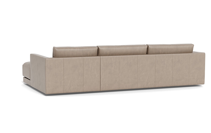 Lukas Leather 3-Seat Right Chaise Sectional - Image 4