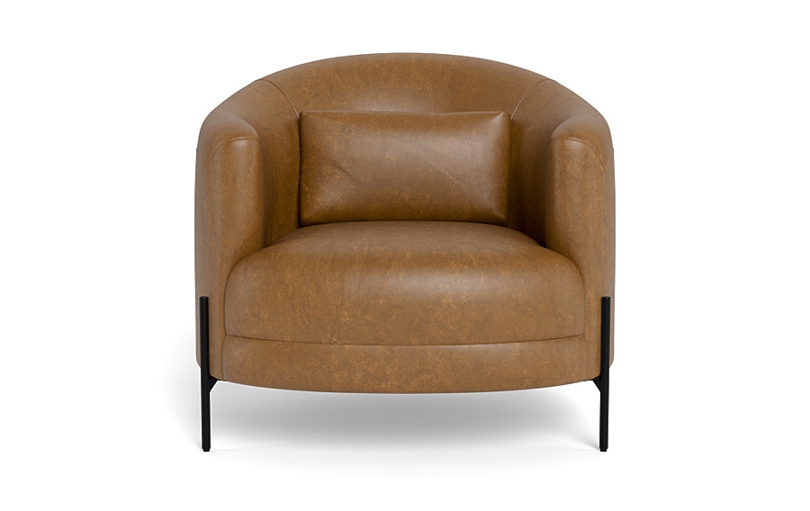 Fiona Leather Accent Chair - Image 0