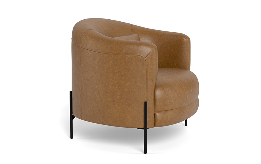 Fiona Leather Accent Chair - Image 2