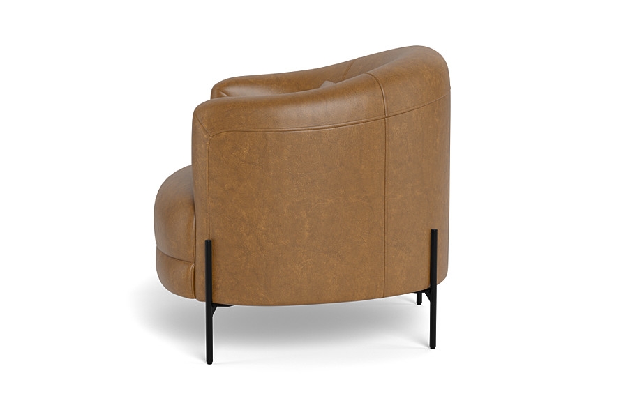 Fiona Leather Accent Chair - Image 1