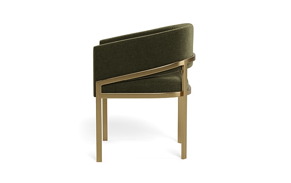 Mina Metal Framed Upholstered Chair - Image 3