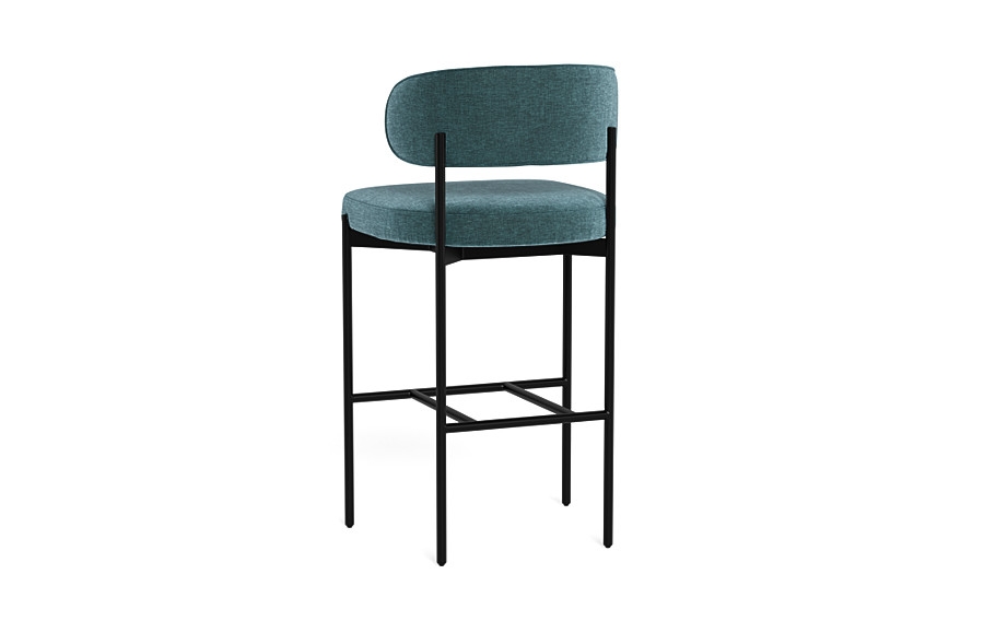 Hollis Metal Framed Upholstered Bar Stool - Image 3
