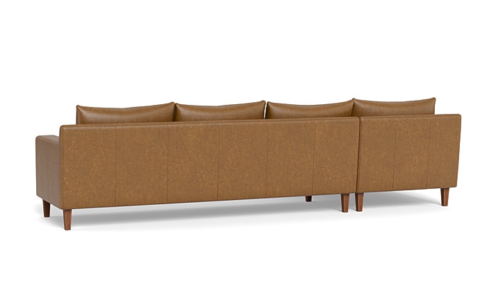 Sloan Leather 4-Seat  Chaise Sectional - Image 4