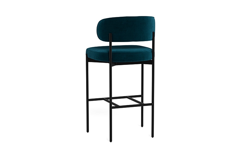 Hollis Metal Framed Upholstered Bar Stool - Image 4