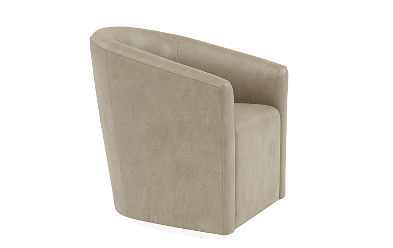 Tegan Leather Swivel Chair - Image 3