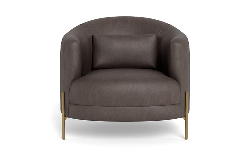 Fiona Leather Accent Chair - Image 0