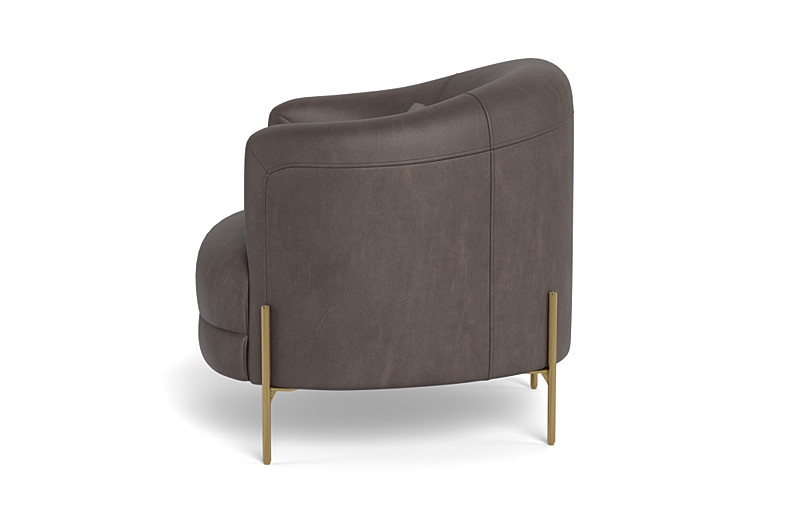 Fiona Leather Accent Chair - Image 1