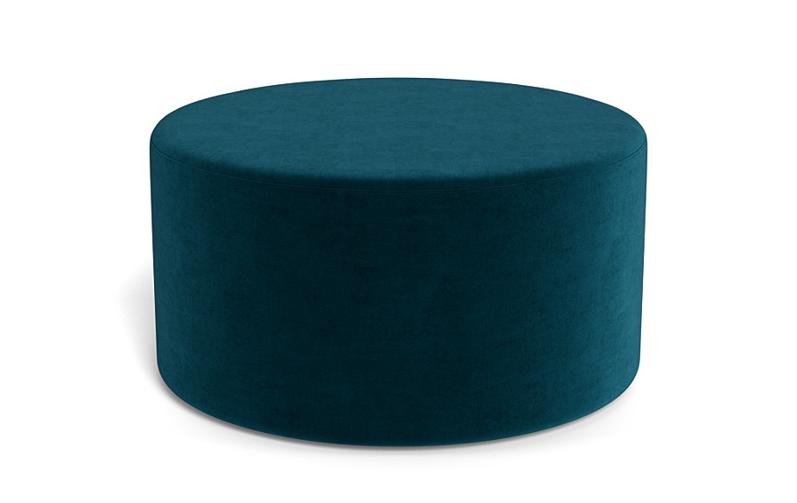 Colten Round Coffee Table Ottoman - Image 1