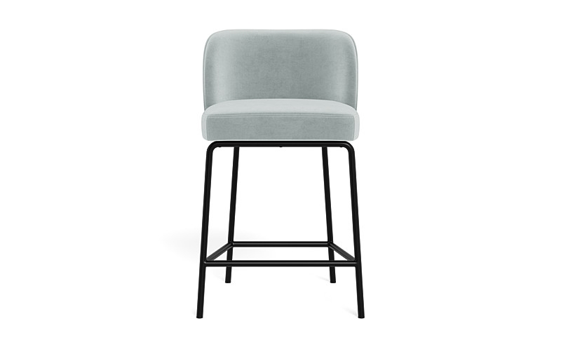 Graham Metal Framed Upholstered Counter Stool - Image 0