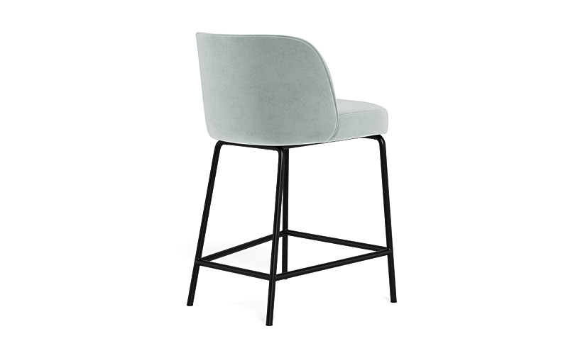 Graham Metal Framed Upholstered Counter Stool - Image 3