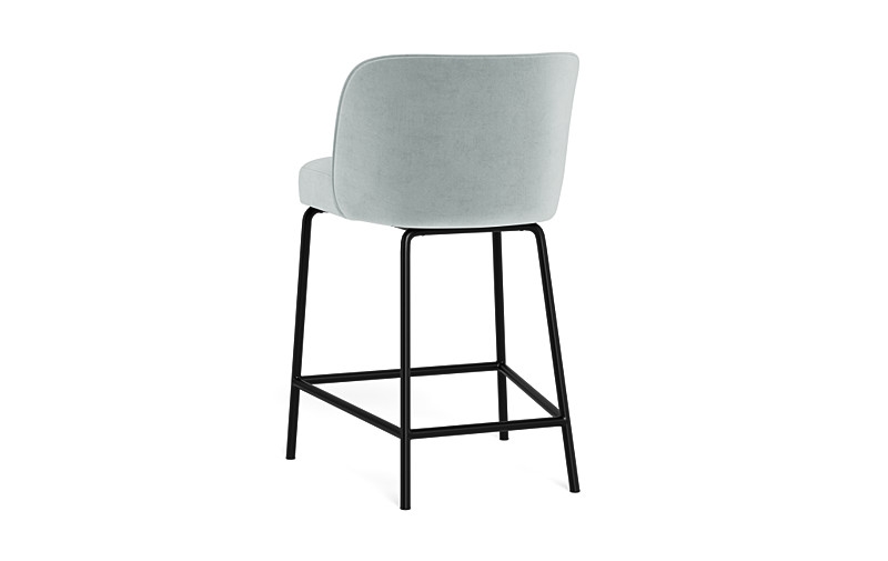 Graham Metal Framed Upholstered Counter Stool - Image 4