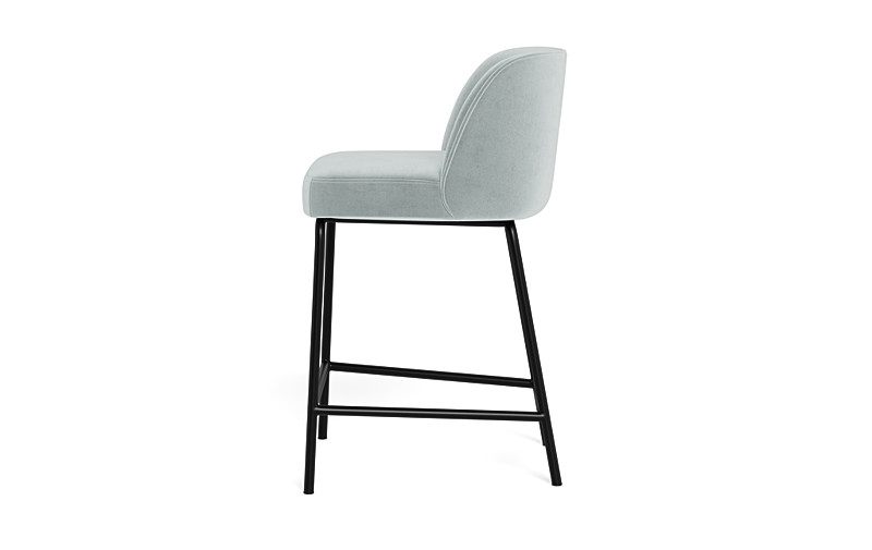 Graham Metal Framed Upholstered Counter Stool - Image 2