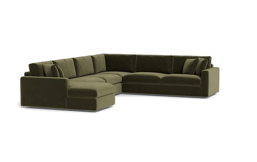 James 4-Piece 5-Seat Corner Chaise Sectional Left - Image 1