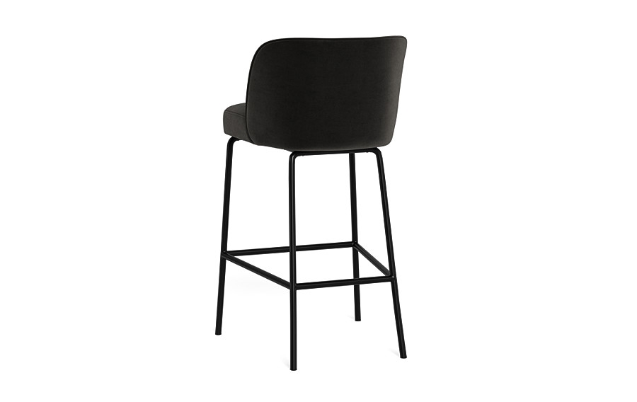 Graham Metal Framed Upholstered Bar Stool - Image 2