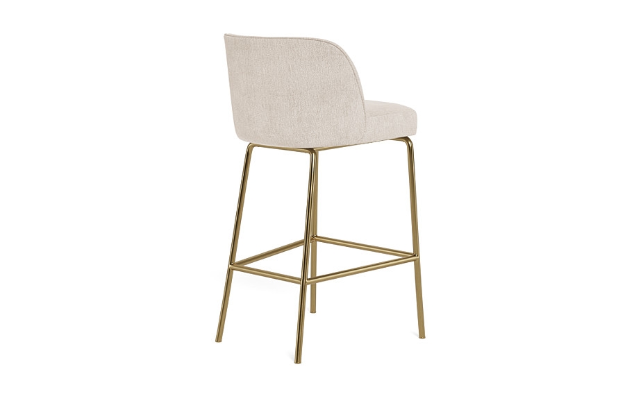 Graham Metal Framed Upholstered Bar Stool - Image 1