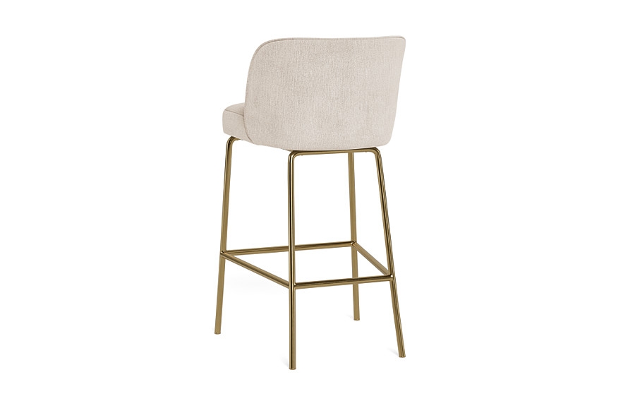 Graham Metal Framed Upholstered Bar Stool - Image 3