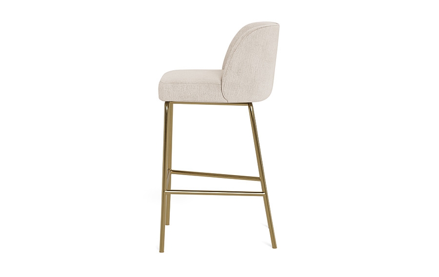 Graham Metal Framed Upholstered Bar Stool - Image 4