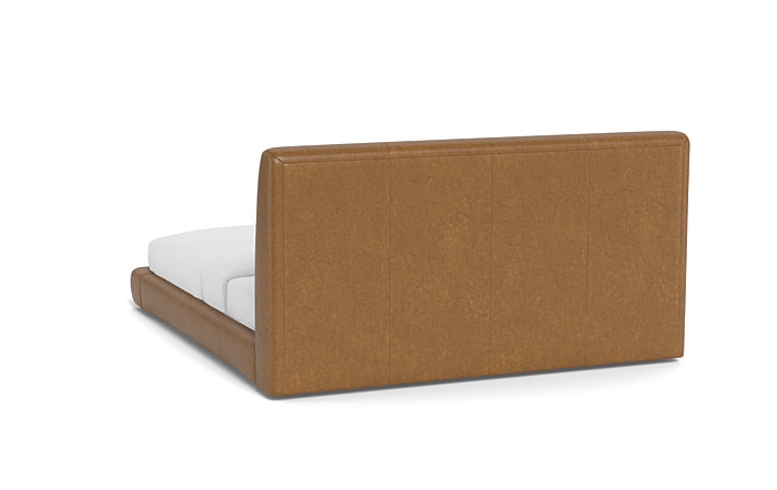 Kaleb Leather Upholstered Platform Bed - Image 1