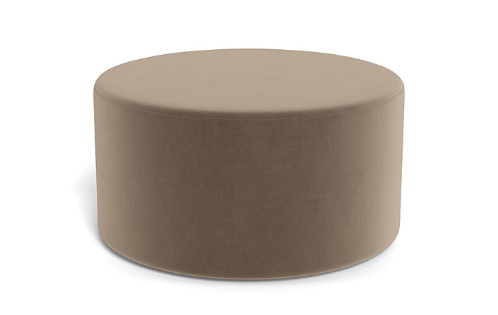 Colten Round Coffee Table Ottoman - Image 1