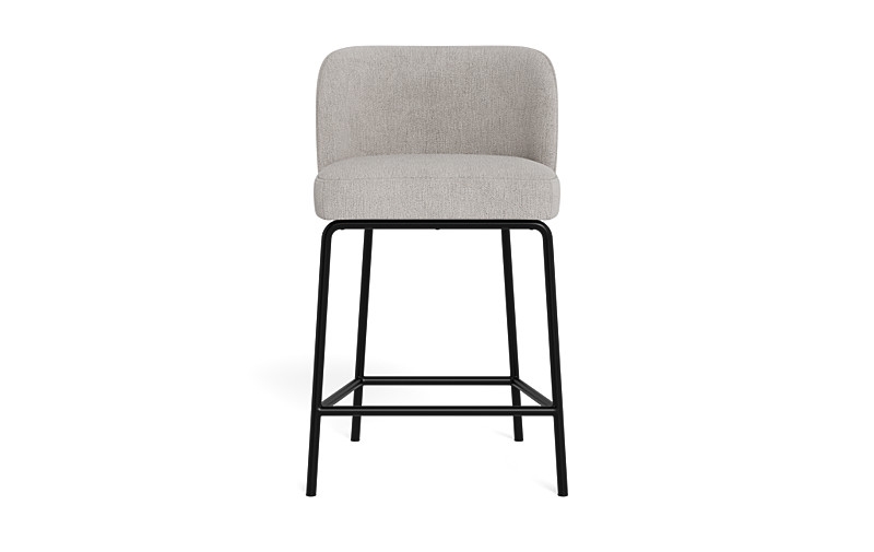 Graham Metal Framed Upholstered Counter Stool - Image 0