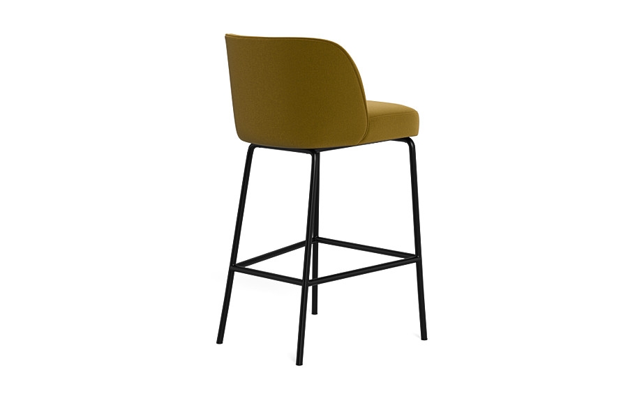 Graham Metal Framed Upholstered Bar Stool - Image 4