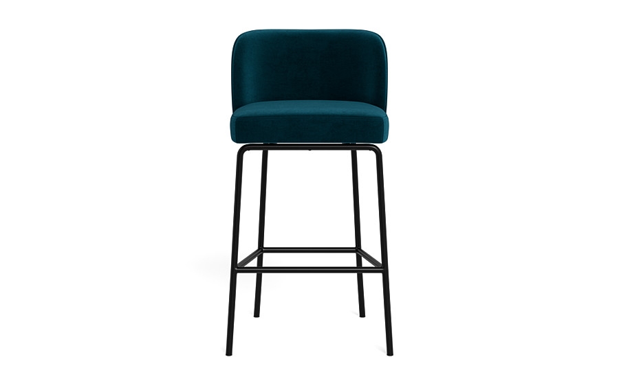 Graham Metal Framed Upholstered Bar Stool - Image 0