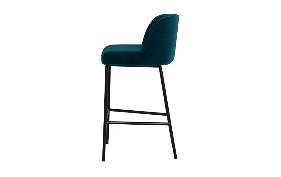 Graham Metal Framed Upholstered Bar Stool - Image 1
