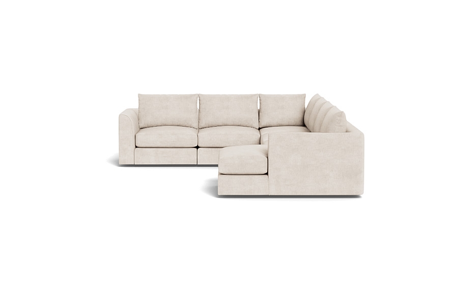 Beckham Modular 5-Seat Corner Right Chaise Sectional - Image 1