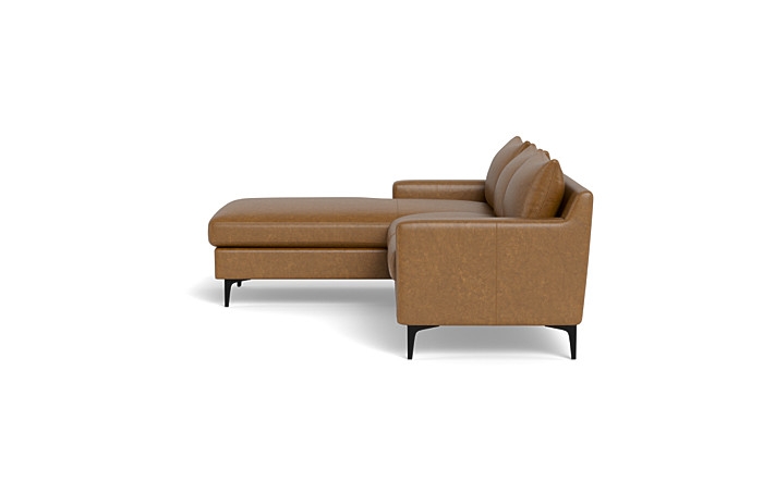 Sloan Leather  Chaise Sectional - Image 1