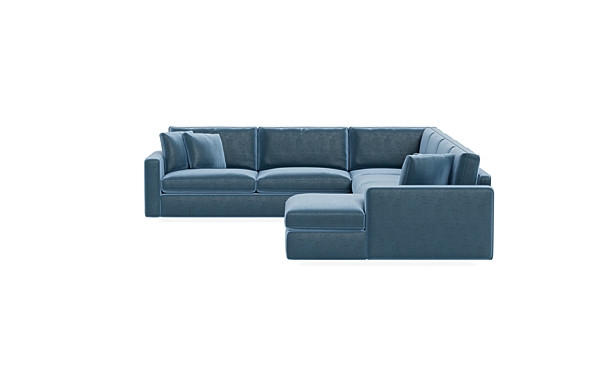 James 4-Piece 5-Seat Corner Chaise Sectional Right - Image 3