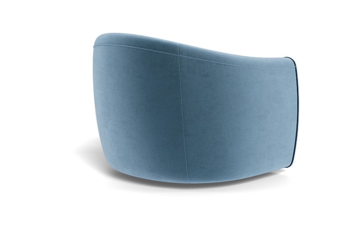 Lawson Swivel Chair with Contrast Piping - Image 1