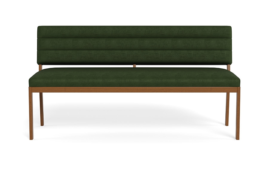 Nora Wood Framed Upholstered Bench - Image 0