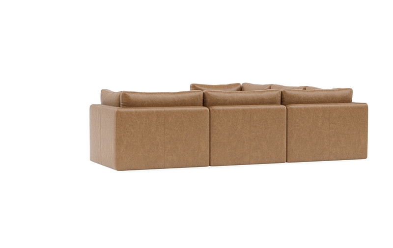 Tatum Leather Modular 4-Seat Corner Sectional - Image 4