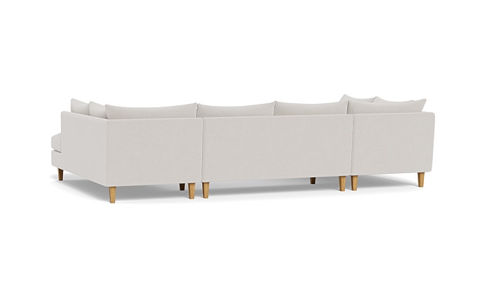 Sloan 3-Piece U-Bumper Sectional - Image 4