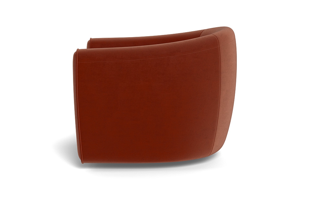 Lawson Swivel Chair, Rust Performance Velvet - Image 1