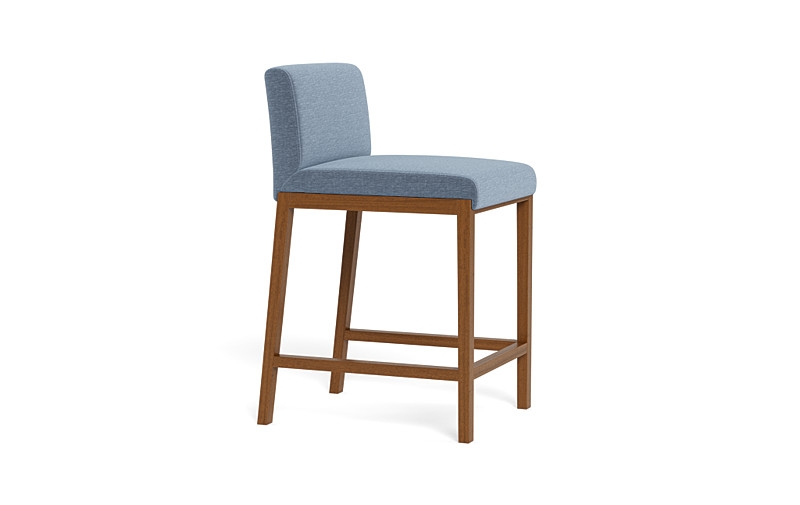 Callen Wood Framed Upholstered Stool - Image 1