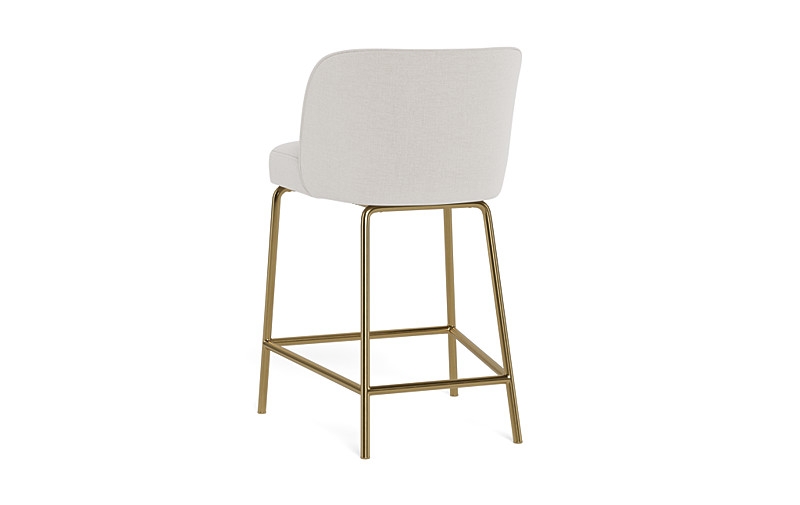 Graham Metal Framed Upholstered Counter Stool - Image 2